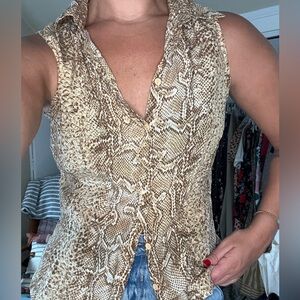 Vintage 90s silk top